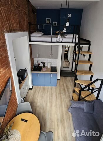 

Квартира-студия, 16 м², 2 кровати