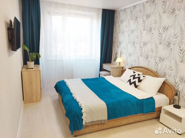 

1-к. квартира, 38 м², 2 кровати