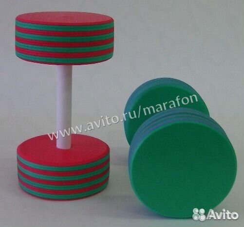 Гантели для аквааэробики и аквафитнеса