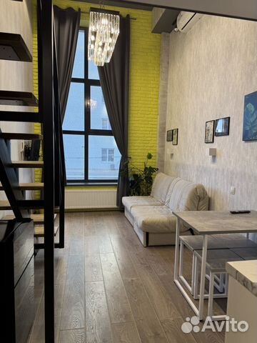 

Квартира-студия, 38 м², 3 кровати