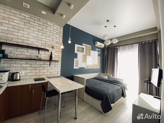 

Квартира-студия, 27 м², 1 кровать