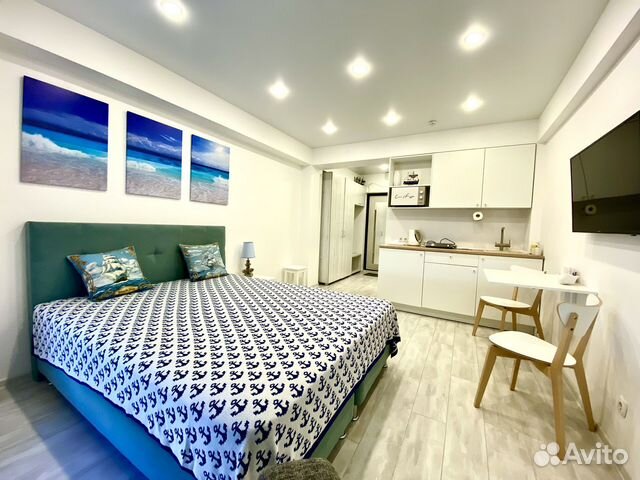 

Квартира-студия, 30 м², 2 кровати