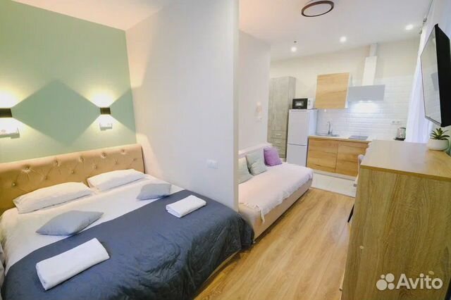 

Квартира-студия, 21 м², 2 кровати