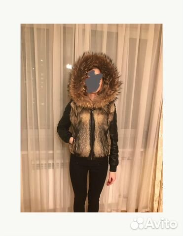 Куртка- жилетка зимняя натуральный мех Куртка- жилетка зимняя натуральный мех