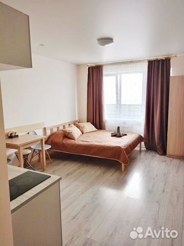 

Квартира-студия, 28 м², 2 кровати