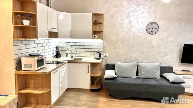 

Квартира-студия, 34 м², 2 кровати