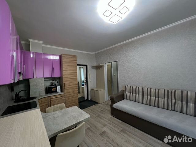 

Квартира-студия, 38 м², 2 кровати