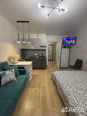 

Квартира-студия, 25 м², 2 кровати
