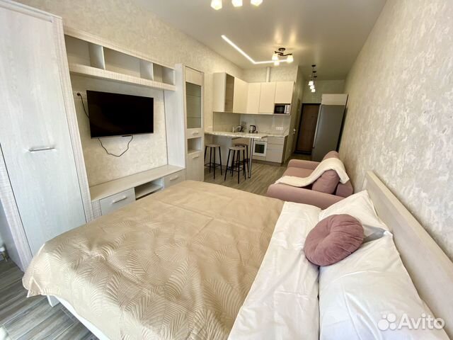 

Квартира-студия, 29,9 м², 2 кровати