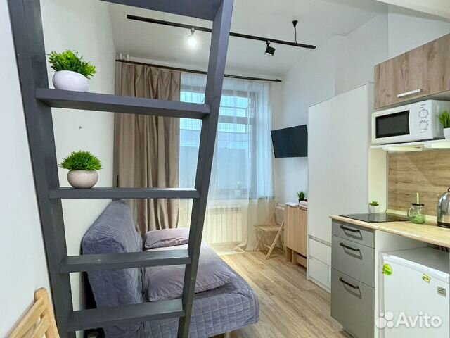 

Квартира-студия, 22 м², 2 кровати