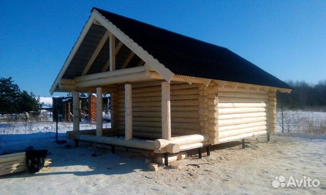 Сруб 6-6 с выпуском 2м