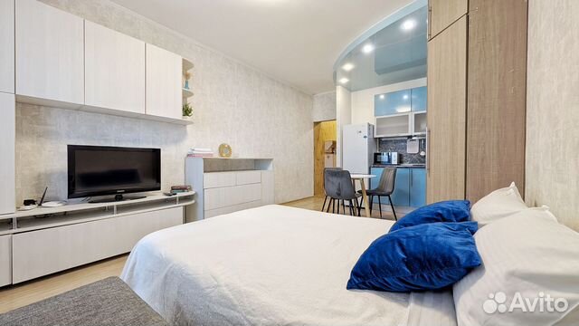 

Квартира-студия, 28 м², 2 кровати