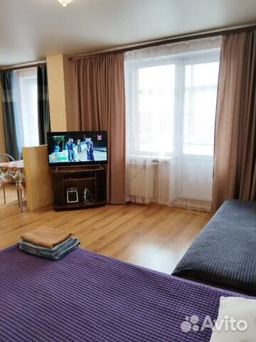 

Квартира-студия, 38 м², 2 кровати