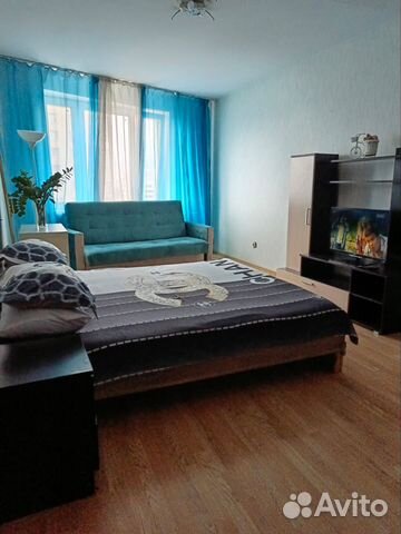 

1-к. квартира, 43 м², 2 кровати