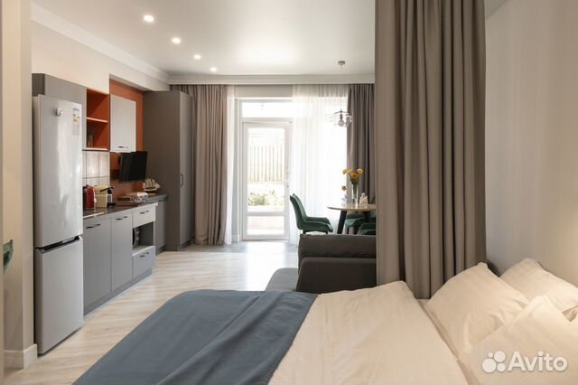 

Квартира-студия, 37 м², 2 кровати