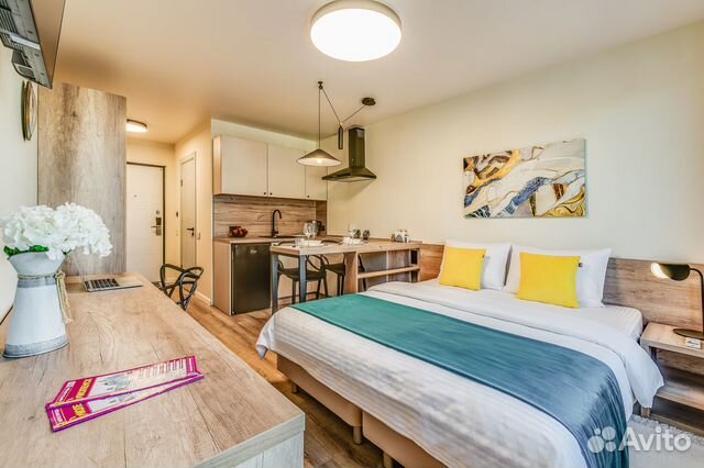 

Квартира-студия в апарт-отеле, 20 м², 1 кровать