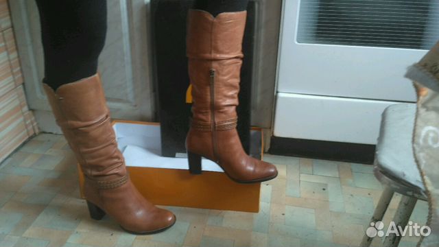 Сапоги рыжие. Евро. р-39 Сапоги рыжие. Евро. р-39