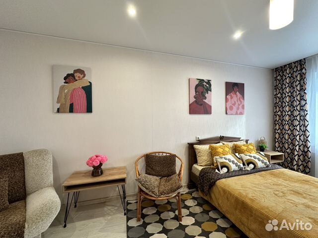 

1-к. квартира, 37 м², 2 кровати