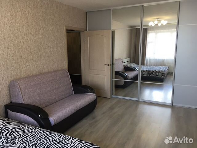 

1-к. квартира, 42 м², 2 кровати