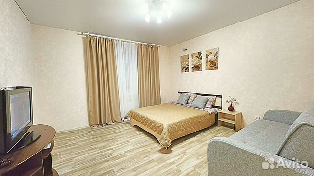 

1-к. квартира, 42 м², 2 кровати