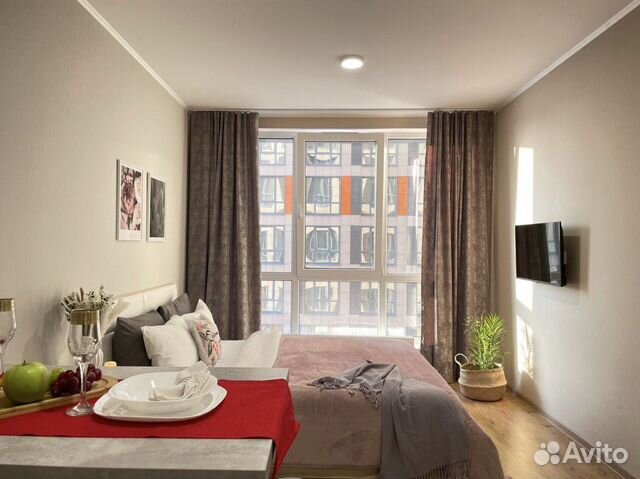 

Квартира-студия, 25 м², 2 кровати