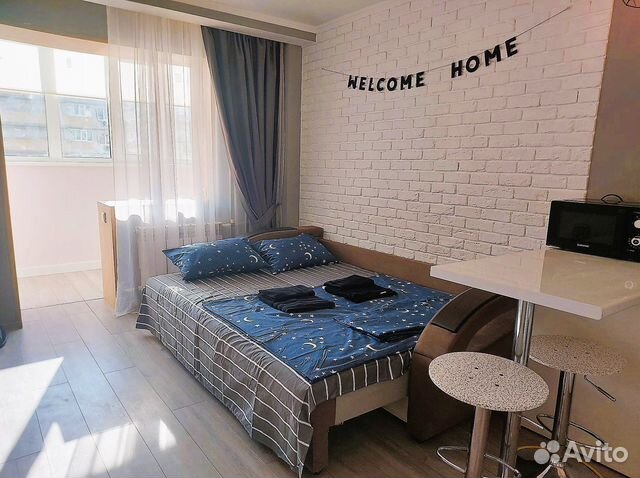 

Квартира-студия, 30 м², 2 кровати