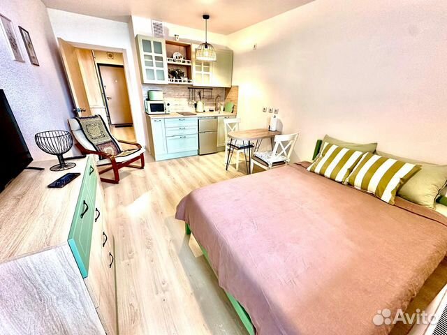 

Квартира-студия, 25 м², 1 кровать