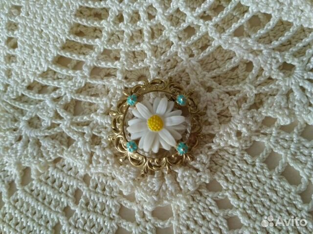 Винтажные броши,европа, СССР,ромашка Винтажные броши,европа, СССР,ромашка