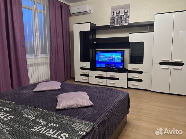 

1-к. квартира, 42 м², 2 кровати
