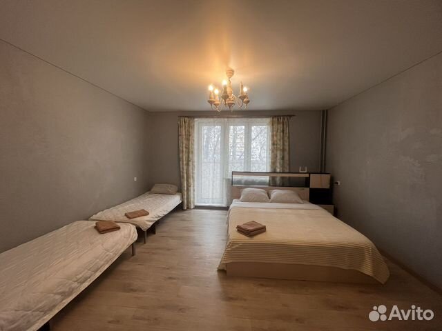 

1-к. квартира, 42 м², 3 кровати