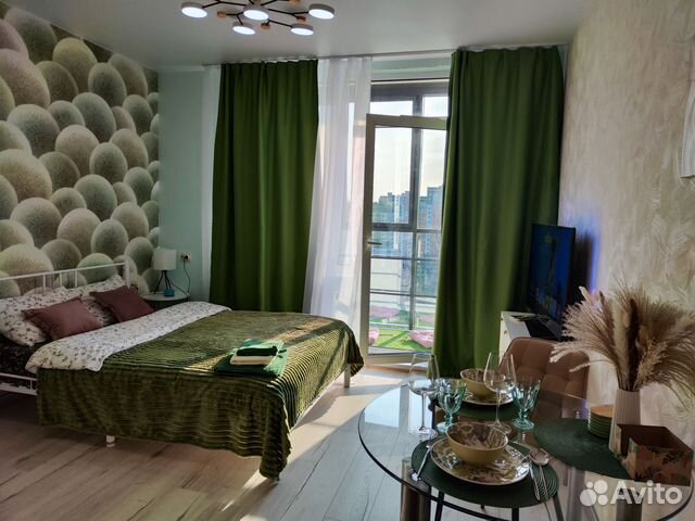 

Квартира-студия, 23 м², 2 кровати