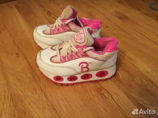 Детские кожаные кроссовки Barbie Италия 26 р