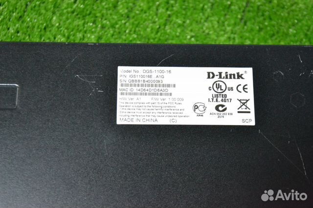 Коммутатор D-Link DGS-1100-16