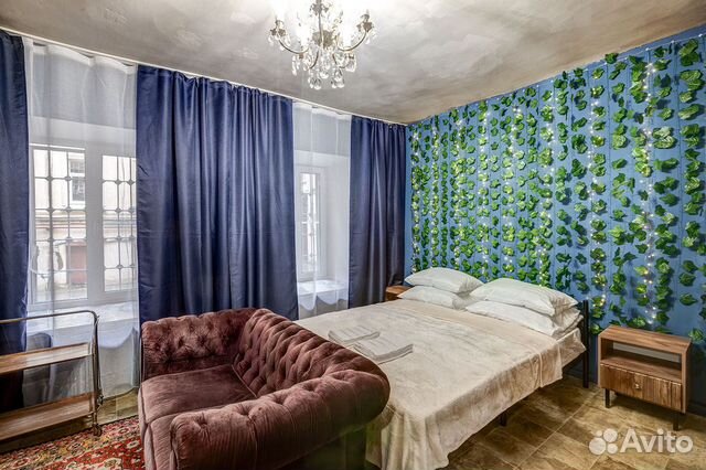 

Квартира-студия, 45,5 м², 1 кровать