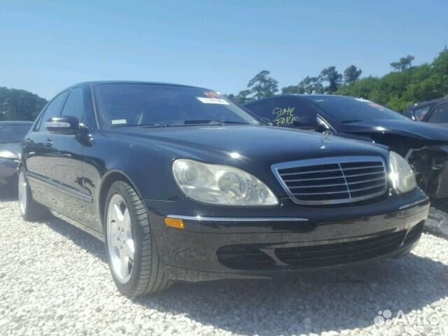 В разборе mercedes S W220 1999 №133 черный