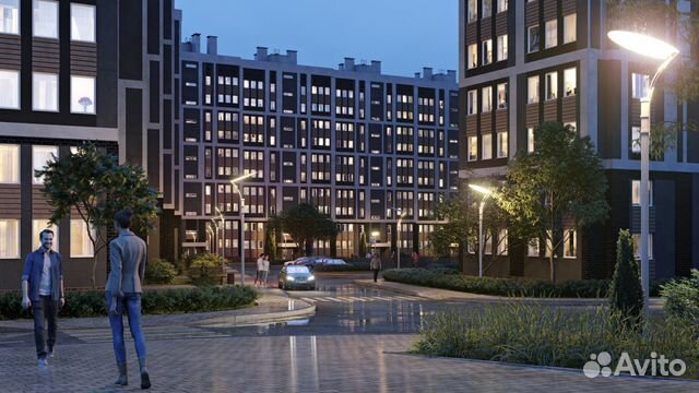 2-к квартира, 62.3 м², 1/10 эт.