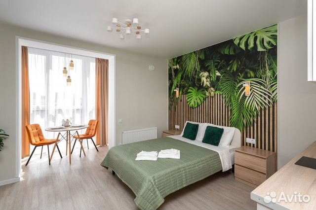 

Квартира-студия, 28 м², 1 кровать