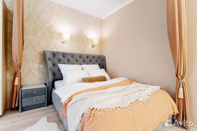 

1-к. квартира, 43 м², 2 кровати