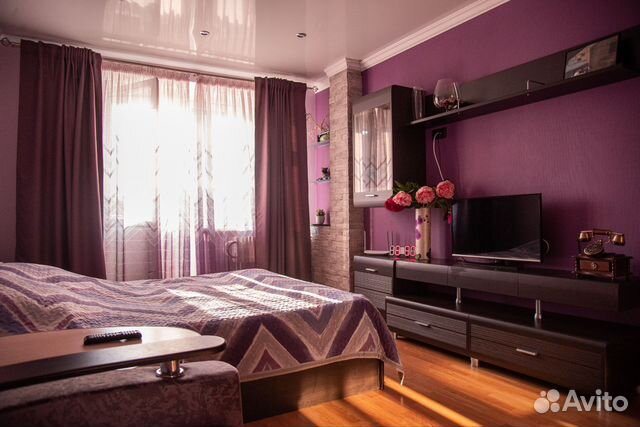 

1-к. квартира, 46 м², 3 кровати