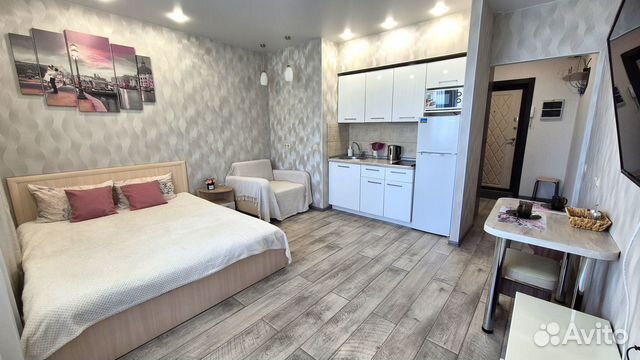 

Квартира-студия, 35 м², 2 кровати