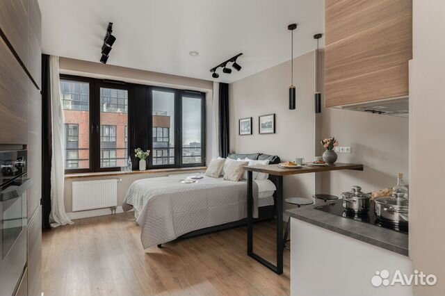 

Квартира-студия, 30 м², 1 кровать