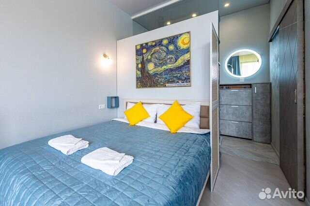 

Квартира-студия, 35 м², 2 кровати