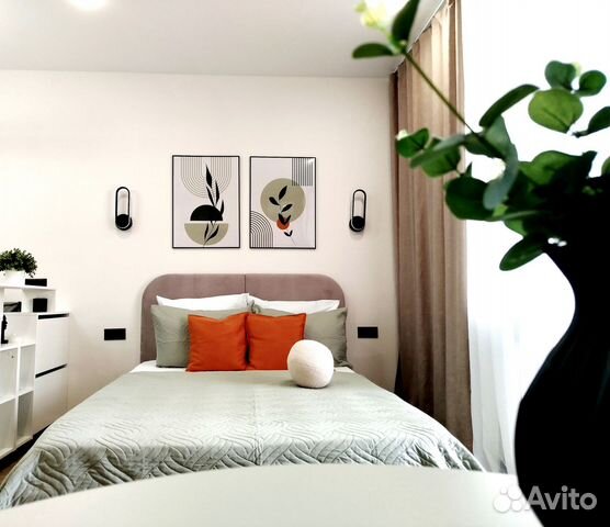 

Квартира-студия, 32 м², 2 кровати