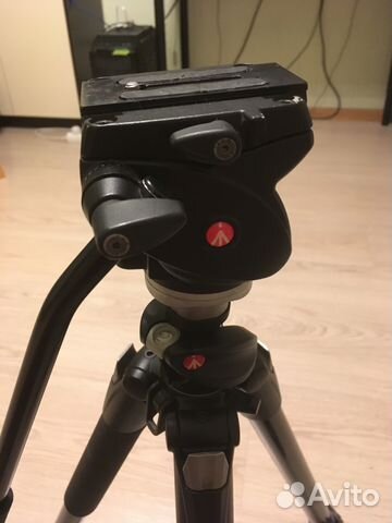 Штатив Manfrotto 055xprob + Видеоголова 701HDV