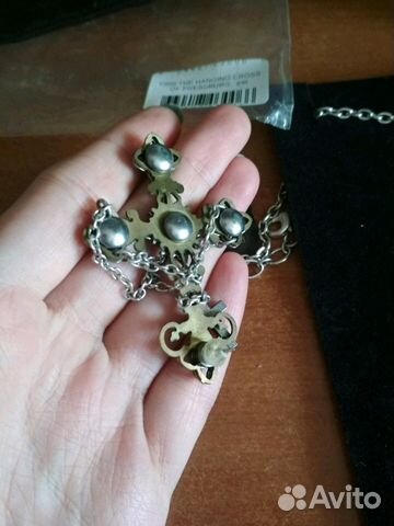 Серьга алхимия готик