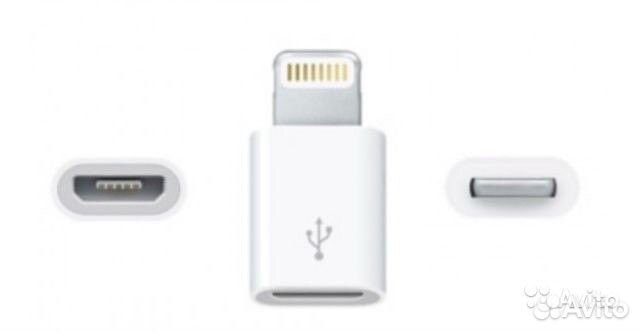 Apple Mac Lighning с USB micro адаптер переходник