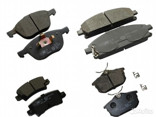 Комплект тормозных колодок на Toyota, Ford, Nissan