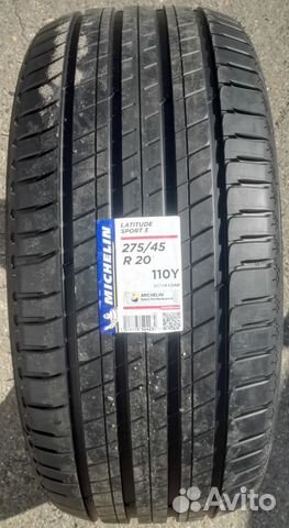Новые Michelin Latitude Sport 3 275/45 R20 110 Y
