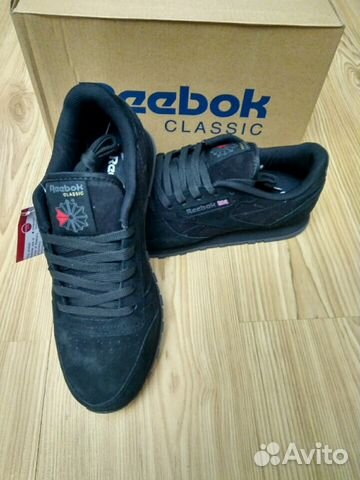 Кроссовки Reebok Classic all black замша Кроссовки Reebok Classic all black замша