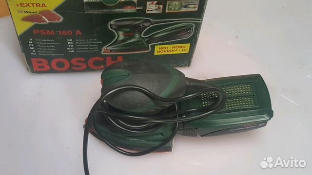 Вибрационная шлифмашина bosch PSM 160 A